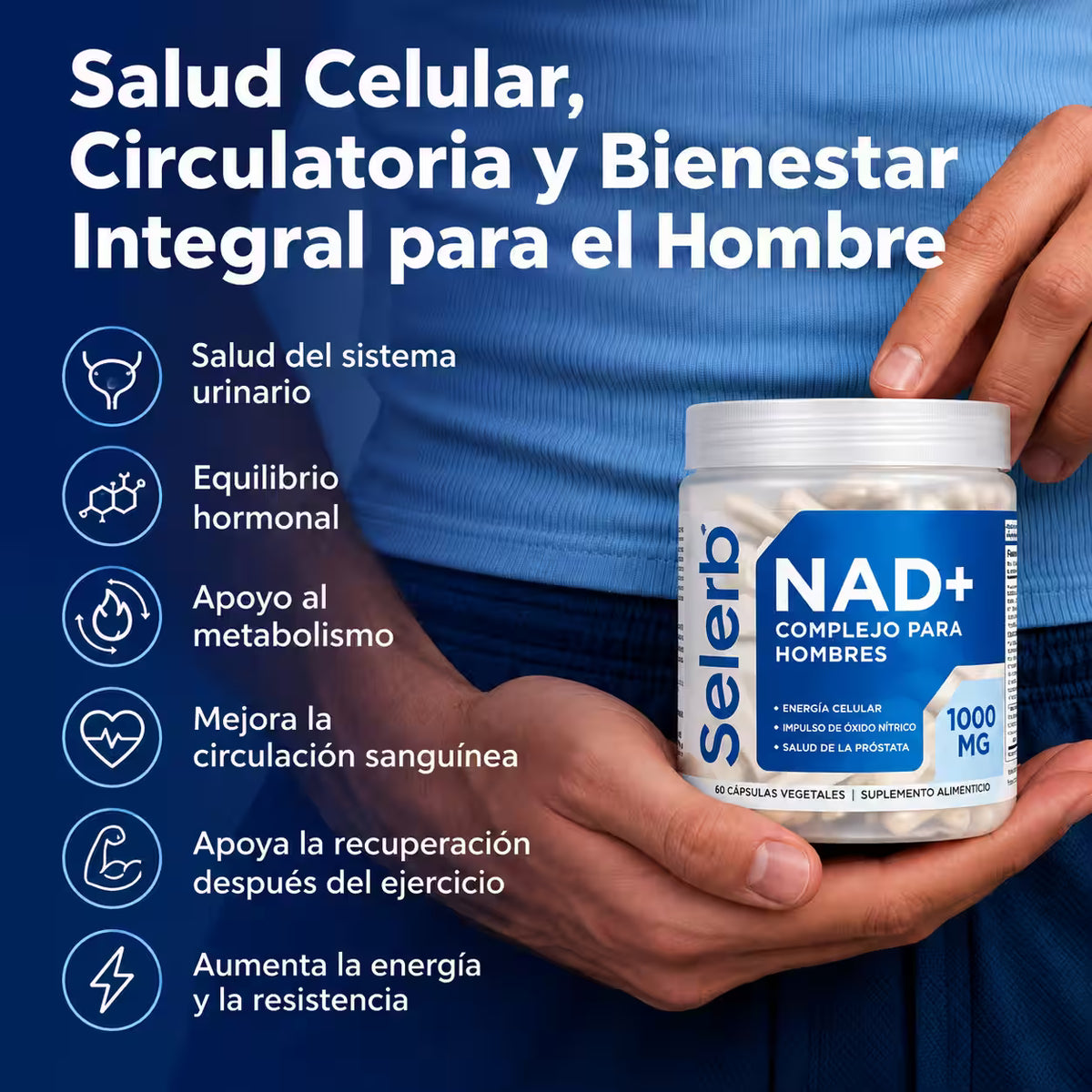 Selerb ®- complejo de NAD+ para hombres